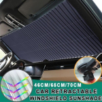 Automobilio skėčio dangtelis sutraukiamas priekinis stiklas nuo saulės priekinio galinio lango folijos uždanga, skirta apsaugoti nuo saulės UV 46cm-Rear window