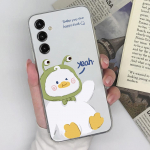 Dėklas, skirtas Samsung Galaxy S6 S7 edge+ S23 S22+ Ultra J3 4 5 6 mielas smūgiams atsparus permatomas silikoninis telefono dangtelio animacinis pie&scaron;inys, skirtas Samsung Coque buferiui Samsung M31