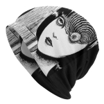 Japoni&scaron;kas manga siaubas Tomie Junji Ito Skullies Beanies Kepurės Unisex Žiemos &Scaron;ilta Mezgimo Skrybėlė Hip Hop Skrybėlės su skrybėlėmis lauke Beanies Hat