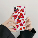 Madingas mielas telefonas, skirtas iPhone 7 14 13 Mini 6s 6 Pro Plus 11 Max 12 8 X XS XR Silicio Mink&scaron;tas Tiesus Silikoninis TPU Dėklo dangtelis for 7 Plus Or 8 Plus zomp spalva