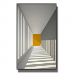 Islamo architektūros meno plakatas Maroko arkos kra&scaron;tovaizdžio dekoro freska moderniems namams Svetainės sienų apdaila Drobės tapyba 21cm&times;30cm NoFrame