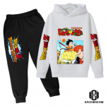 Anime Dragon Ball Z džemperių rinkinys berniukams Drabužiai Vaiki&scaron;ki megztiniai Anime drabužiai Goku Hoodie Mergaičių megztiniai vaikams 3-14m. 140