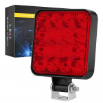 12V Vandeniui atspari LED darbo &scaron;viesos juosta Kvadratinis prožektorius 48W Darbinis žibintas Priekinis žibintas SUV Sunkvežimiui Be kelyje Naktinio vairavimo &scaron;viesa 10pcs