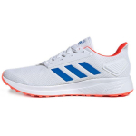 Adidas Duramo 9 Balti &Scaron;vytintys Mėlyni Raudoni Vyri&scaron;ki Sportbačiai Debesies Baltumo Saulės Raudonumo EG8665 45⅓