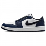 Air Jordan 1 Low Golf Midnight Navy Unisex Sportbačiai Balti Juodi DD9315-104 42.5