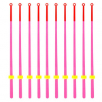MUQZI sportinis aksesuaras, 10 vnt. Didelis raudonas žieminės poledinės žūklės me&scaron;kerykočio ilgintuvas, skirtas sūriame gėlame vandenyje 12 cm raudona