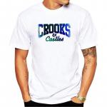 Individualūs internetiniai &bdquo;O Neck&ldquo; trumpomis rankovėmis &bdquo;Office Crooks And Castles Tee&ldquo; unisex mar&scaron;kinėliai S