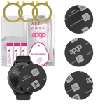 3x apgo MATTE hibridinio stiklo ekrano apsauga, skirta Garmin Vivomove 3S, grūdinto stiklo pakaitalas, neskilinėja