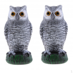 2x plastikinis pelėdų jaukų sodas, 6 cm / 10,24 colio auk&scaron;tis