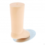 Vaikas / berniukas, mergaitei, vienalytės pėdos pėdos, plastikinės kojinės, 9 cm, odos spalva