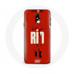 Coque pour Samsung Galaxy S5 La casa de papel Rio dessin