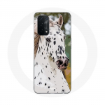 Coque pour Oppo A54 5G Appaloosa Cheval blanc
