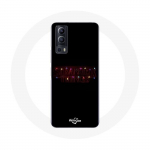 Coque pour Vivo Y72 Stranger Things Affiche Logo Joyeux no&euml;l