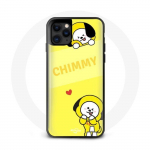 Coque pour Iphone 12 Pro Max BTS Bangtan BT21 Chimmy Jimin Fond Jaune