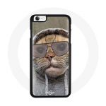 Coque pour Iphone 5/5S - SE chat lunette bonnet
