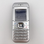 Atnaujintas Nokia Atrakintas Originalus Nokia 6030 GSM Paprastasis Mobilusis Telefonas Su Viena SIM Kortele No charger sidabras