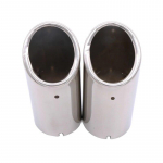 1 Pair Car Rear Exhaust Tail Pipe Muffler Throat For Volkswagen VW golf 5 6 7 Jetta 6 Scirocco Sagitar Passat B6 B7 B8 1.4T TSI