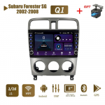2 din Android automobilio radijo daugialypės terpės vaizdo grotuvas, skirtas Subaru Forester SG 2002-2008 su mygtuko rankenėle Carplay WiFi 2+32GB