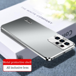Prabangus metalinis magnetinis apvalkalas, skirtas Samsung Galaxy S25 S24 S23 S22 S21 Ultra Plus dėklas, pilnas objektyvo apsauga Aliuminio lydinio telefono dangtelis For Samsung S22 Ultra
