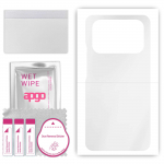 apgo Ultra Clear Protective Skin Sticker for the back compatible with Xiaomi Mi 11 Ultra, Wrap Film, Hydrogel Film, Flexible, Soft TPU with positionin