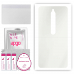 apgo MATTE Protective Skin Sticker for the back compatible with Xiaomi Redmi 8, Wrap Film, Hydrogel Film, Flexible, Soft TPU with positioning layer ea