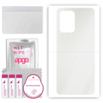 apgo Protective Skin Sticker for the back compatible with Xiaomi Redmi Note 11T Pro+, Wrap Film, Foil, Vinyl - Pattern Matte Transparent