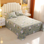 3 Pcs Broken Flowers Sheets Bed Simplicity Bedspread on The Bed Plus Size Double Queen King Bed Sheets with Pillows Cases