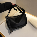 Prabangi rankinė per petį moterims, ne&scaron;iojama per petį, crossbody, krep&scaron;ys, moteri&scaron;ka rankinė, auk&scaron;tos kokybės, mink&scaron;tos natūralios odos, kurjerio krep&scaron;ys, moteri&scaron;ka karvės odos rankinė juoda