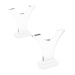 2 vnt akrilo ekrano stovo laikiklis kardo lipnios laikymo lentynos lentynos skaidri