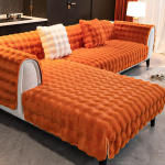 Universalus neslystantis sofos užvalkalas, storas pliu&scaron;inis sofos kilimėlis žiemai &scaron;iltas sofos rank&scaron;luostis, plaunamas sofos užvalkalai svetainei 90*160CM