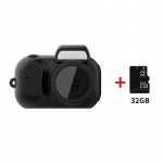 Mini kamera su ekranu vidaus namų lauko sporto HD 1080p ne&scaron;iojama vintage labai maža vaizdo įra&scaron;ymo kamera vaizdo įra&scaron;ymo priemonė, palaikoma TF kortelė + 32G TF card