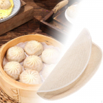 5 vienetai medvilninio garinimo audinio tinklelio kilimėlio apvalus narvelis koldūnams garinti 20cm