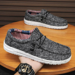 Loafer Driving Boat Vyri&scaron;ki Patogūs Slip-On Mink&scaron;ti Penny Kvėpuojantys laisvalaikio drobiniai lengvi didelio dydžio batai 44 juoda