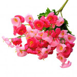 1 puok&scaron;tė / 60 galvų dirbtinis netikras kampanulės gėlių lapų vestuvių vakarėlio dekoras geltona