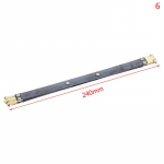 Moters gydytojo piniginės rėmas metalinis aliuminio vamzdis, mai&scaron;elio rankenos sankabos krep&scaron;io dalys 240mm
