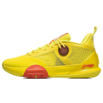 Li Ning All Day 6 Patogūs Madingi Smūgius Absorbuojantys Neslystantys Dėvėjimuisi Atsparūs Palaikantys Vidutinio Auk&scaron;čio Krep&scaron;inio Batai Vyrams sportbačiai Geltoni ABPR019-5 39⅔