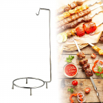 Kebabų pakabinamas stovas, grilio ie&scaron;meliai, kebabų ie&scaron;melis, kepsninės stovas, kepsninės ie&scaron;melis orkaitei, griliui