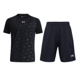Under Armour Laisvas Greitai Džiūstantis Laisvalaikio Sportinis Kostiumas Vyrams Kostiumai Juodas 21500531-001+21500201-001 S