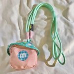 1 gabalas mielas ilgo kryžminio korpuso telefono aparatas su mini mai&scaron;eliu Sweet Fashion telefono dirželis su tarpikliu ir telefono priedais