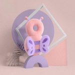 Kūdikių galvos apsauga nuo kritimo &ndash; kvėpuojantis drugelio dizainas, skirtas mažiems vaikams, besimokantiems vaik&scaron;čioti Mesh-Bee