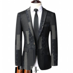 &Scaron;varkas Didelio elastingumo Vienas kostiumas Asmenybė Tendencija Korėjieti&scaron;ka versija Mažas kostiumas Mados kostiumas Vyrams 6XL