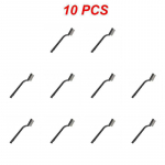 10/50/100 VNT Nerūdijančio plieno vielinis &scaron;epetys Patvarus Efektyvus valymas Nerūdijančio plieno viela + ABS Patogi rankena 12g Auk&scaron;tos kokybės