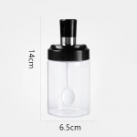 Stiklas Plastikiniai Stikliniai Prieskonių Buteliai Skaidrūs Pipirų Butelis Nauji Prieskonių Indai Virtuvė A