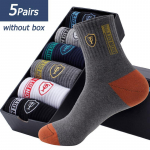 5/10 porų kvėpuojančios medvilnės sportinės kojinės vyri&scaron;kos bambuko pluo&scaron;to rudens ir žiemos vyri&scaron;kos kojinės prakaitą sugeriantis dezodorantas Business Sox 5pairs No Box