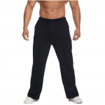 Vyri&scaron;kos bėgimo kelnės Lengvos sportinės kelnės, ilgos sportinės kelnės, laisvalaikio sportinės kelnės su ki&scaron;enėmis ir rai&scaron;teliu L