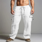 Daugiaki&scaron;eninės laisvalaikio darbo kelnės su elastiniu juosmeniu L