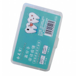 Ne&scaron;iojami dantų siūlo krap&scaron;tukai - 50 vnt. | Supakuoti atskirai, kad būtų lengva valyti burną 50 pieces