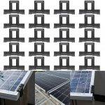 20vnt saulės kolektorių vandens nutekėjimo spaustukai PV modulių valymo spaustukai vandens nutekėjimui 30mm