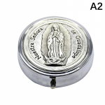 &Scaron;ventojo Gralio papuo&scaron;alų dėžutė Vintažiniai metaliniai rožiniai karoliai Organizatoriai religinių dovanų Komunijos bažnyčios auskarų laikymo dėžutė