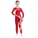 Mergaičių dailiojo čiuožimo &scaron;okiai meninės gimnastikos sceninis kostiumas vaikams viso kūno Unitard baleto kombinezonas kombinezonai kalnų kri&scaron;tolo &scaron;okių drabužiai